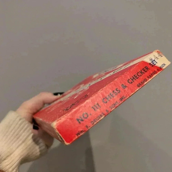 Vintage Spartan travel checkers and chess set - Picture 3 of 8